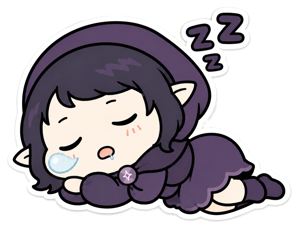 爆睡のMendoiちゃん